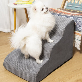 Non-Slip Memory Foam Pet Stairs for Dogs & Cats – Klimbo™