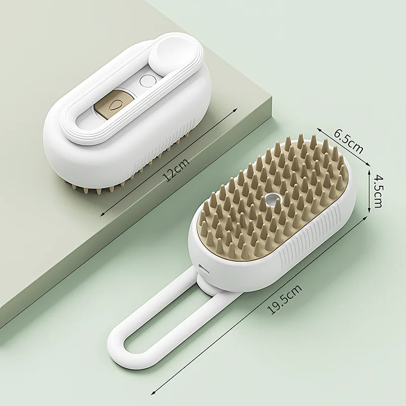 Steam Pet Grooming Brush – Hair Remover for Dogs & Cats – Steamzo™