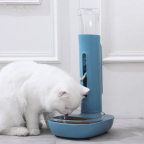 2-in-1 Anti-Spill Pet Food & Water Bowl Dispenser – Fogwell™