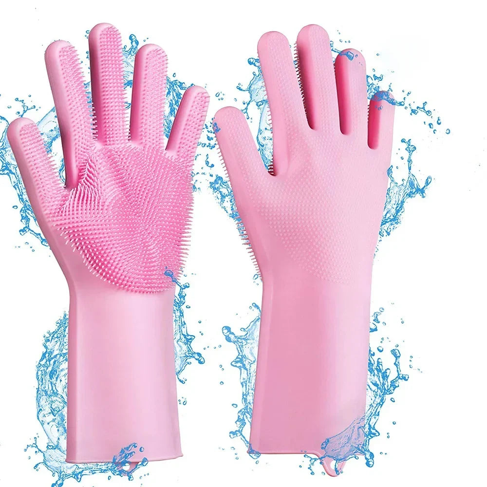 Silicone Pet Bathing Glove for Dogs & Cats – PawMitt™