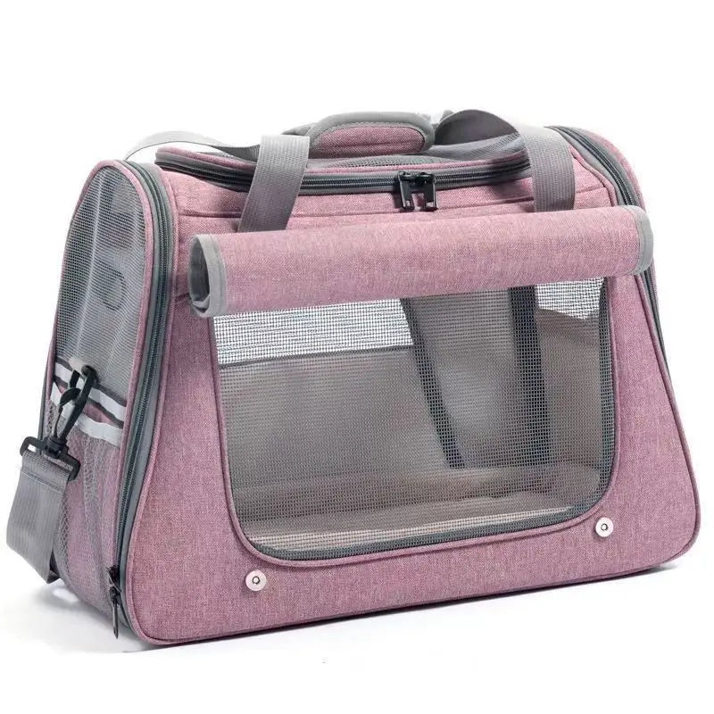 Foldable Pet Carrier Bag with Padded Shoulder Strap – Fenlo™