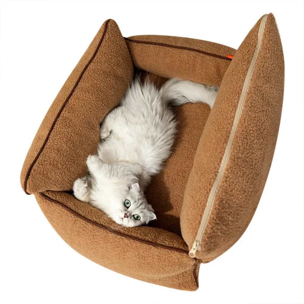 Cotton Pet Sofa Bed with Hand-Wash Care – Kenels