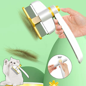 Self-Cleaning Pet Grooming Brush for Dogs & Cats – Brushka™