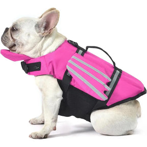 Dog Life Jacket with Head Support & Reflective Trim – Tidelo™