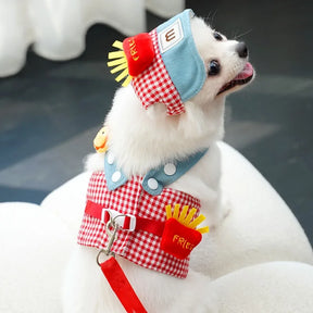 Dog Collar & Leash Set with Matching Hat – Zippa™