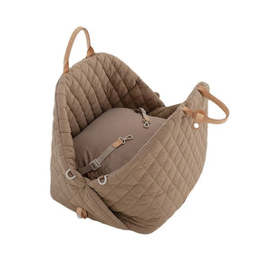 Luxury Pet Carrier Bag with Shoulder Strap & Car Seat Use – LuxTote™