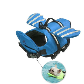 Dog Life Jacket with Head Support & Reflective Trim – Tidelo™