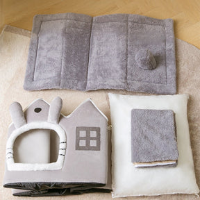 Machine-Washable Pet House Bed with Detachable Design – Havenly™