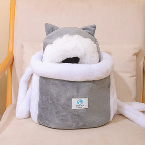 Kangaroo Pouch Pet Carrier with Hood for Dogs & Cats – Snugroo™