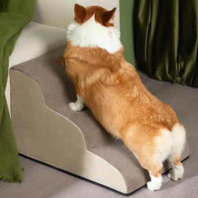 Memory Foam Pet Stairs for Beds & Sofas, 2 or 3 Steps – Rungo™