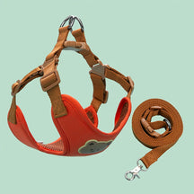 Teddy Bear Charm Polyester Collar & Leash Set for Pets – Baylo™