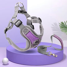 Soft Reflective Nylon Chest Harness for Dogs & Cats – Dovex™