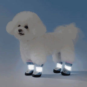Reflective Non-Slip Dog Shoes with Waterproof Soles – NightPaw™