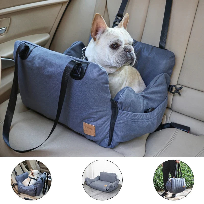Multifunctional 3-in-1 Pet Car Seat, Bed & Carrier – Trailkin™