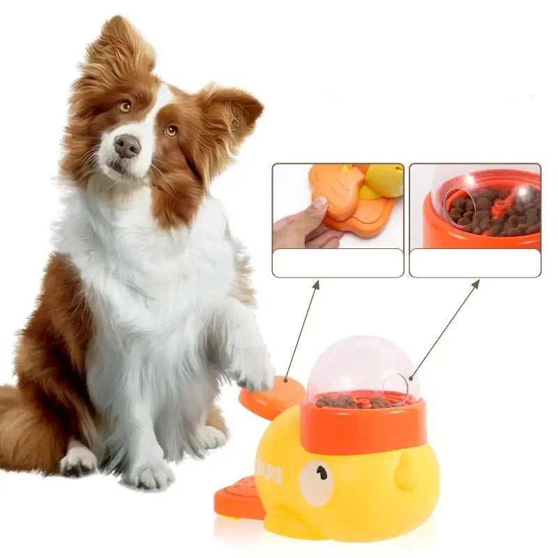 Interactive Wobbler Treat Dispenser Feeder for Dogs & Cats – Wobblo™