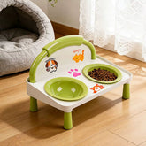 Elevated Tilted Pet Bowl with Non-Slip Base for Dogs & Cats – Comfeo™