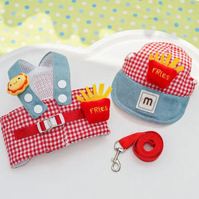 Dog Collar & Leash Set with Matching Hat – Zippa™