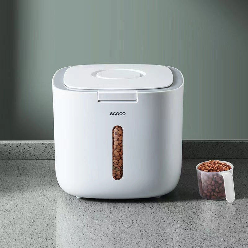 Pet Food Storage Container with Silicone Seal – 5L & 10L – FreshVault™