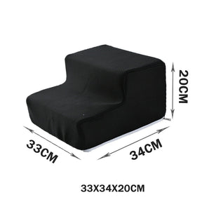 Pet Stairs for Dogs & Cats – Soft Foam Steps for Beds & Sofas – Pawrise™