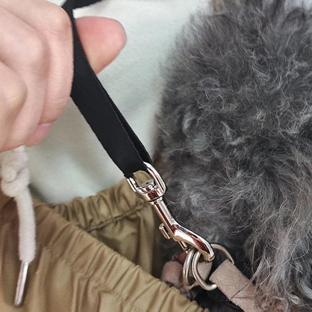Side Sling Pet Carrier Bag with Safety Hook Leash – Sidra™