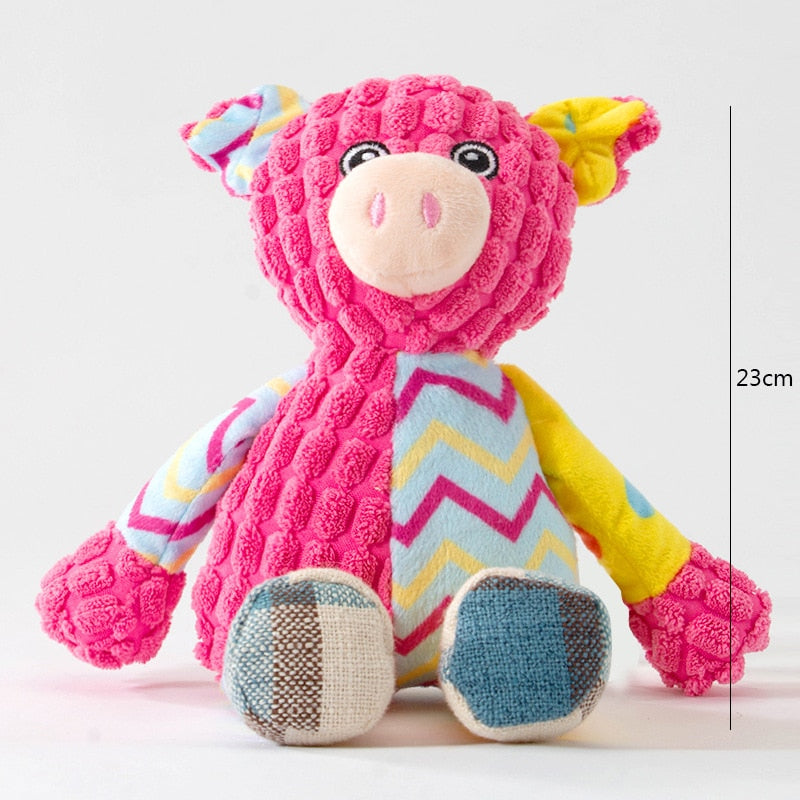 Plush Animal Squeaky Chew Toy for Dogs & Cats – Wumble™