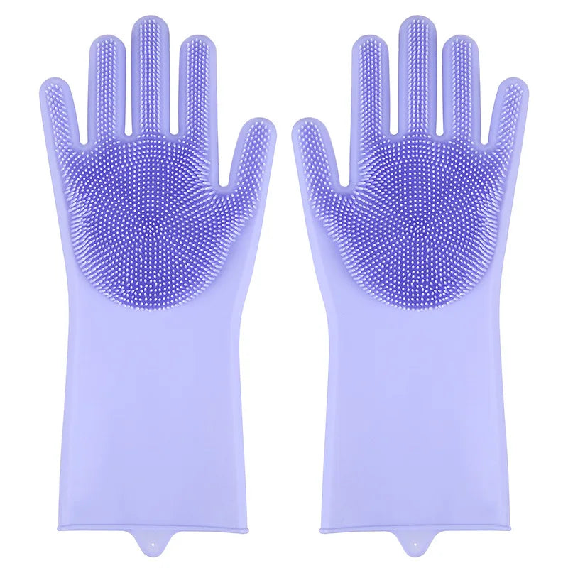 Silicone Pet Bathing Glove for Dogs & Cats – PawMitt™