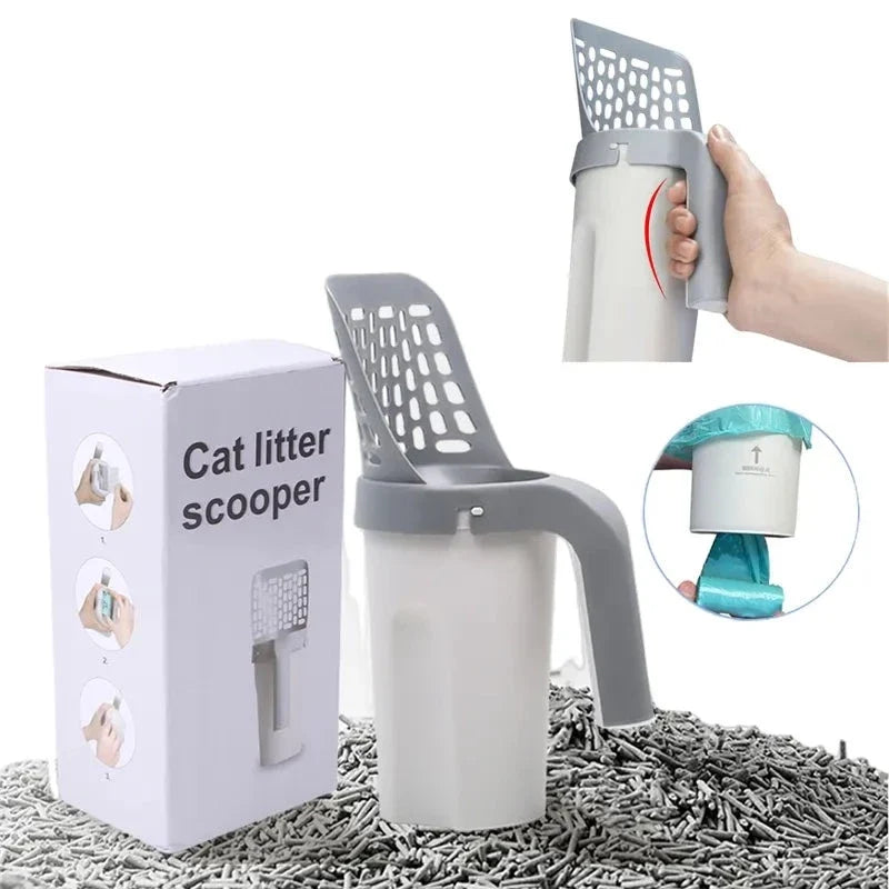 Self-Cleaning Cat Litter Scoop & Waste Bags – Litterix™