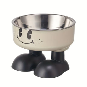 Elevated Stainless Steel Pet Bowl with Non-Slip Stand – Raiselle™