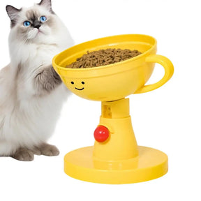 Adjustable Elevated Pet Bowl with Non-Slip Base for Dogs & Cats – Vertiko™