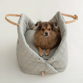 Luxury Pet Carrier Bag with Shoulder Strap & Car Seat Use – LuxTote™