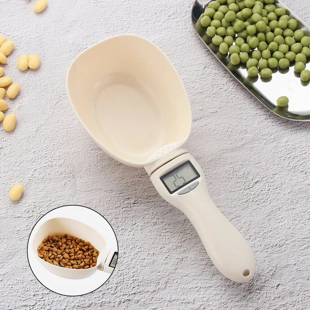 Digital Pet Food Scale with Detachable Measuring Spoon – Gramwell™
