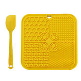 Silicone Slow Feeder Licking Mat with Spatula for Dogs & Cats – Lapzo™