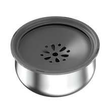 Anti-Splash Stainless Steel Floating Pet Bowl, 4L Capacity – Calmora™