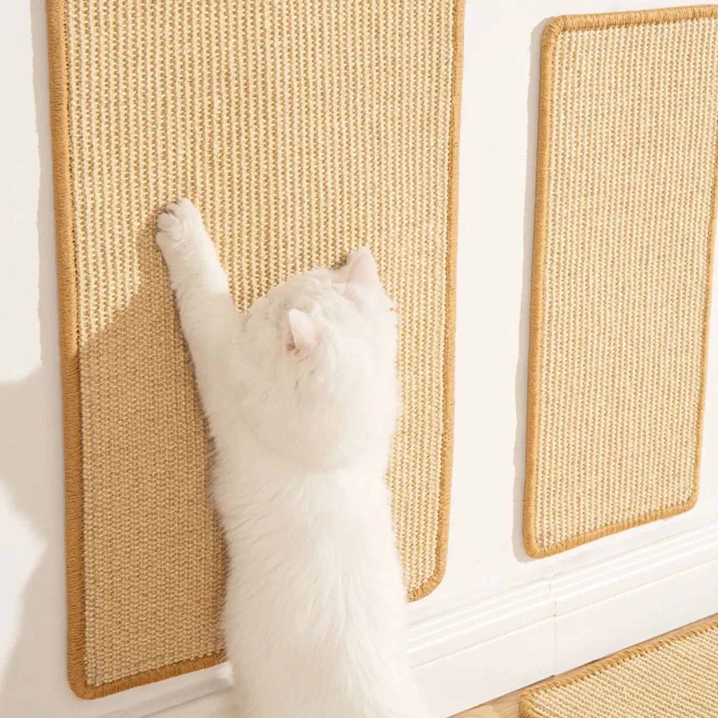 Sisal Cat Scratching Mat - Rollable Furniture Protector – Kratzo™