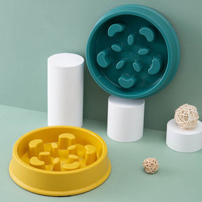 Interactive Slow Feeder Pet Bowl – Fun Puzzle Design – Puzzlow™
