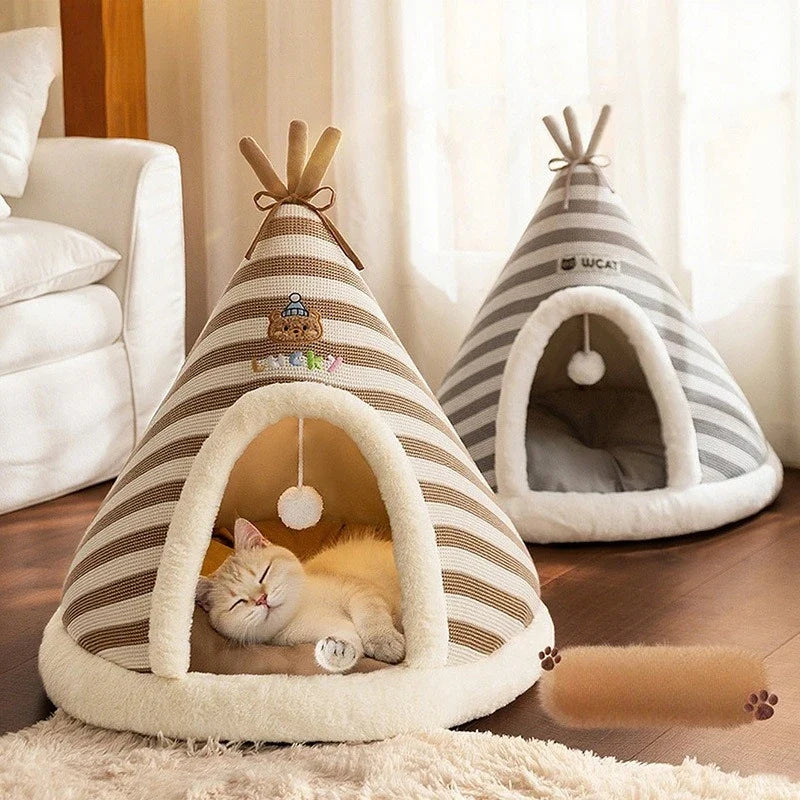 Oxford Polyester Pet Tent Bed in 4 Sizes – NookHaven™