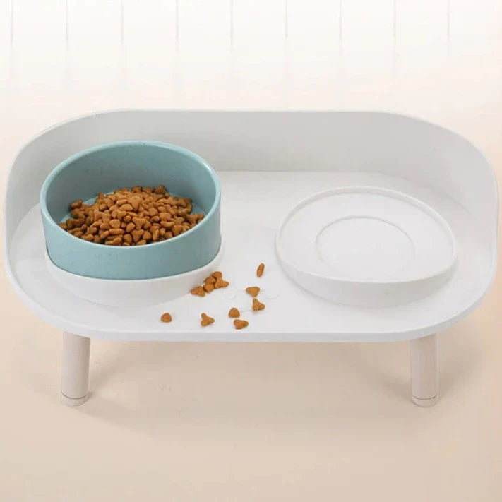 Elevated Double Pet Bowl Set with Stand – Sturdis™