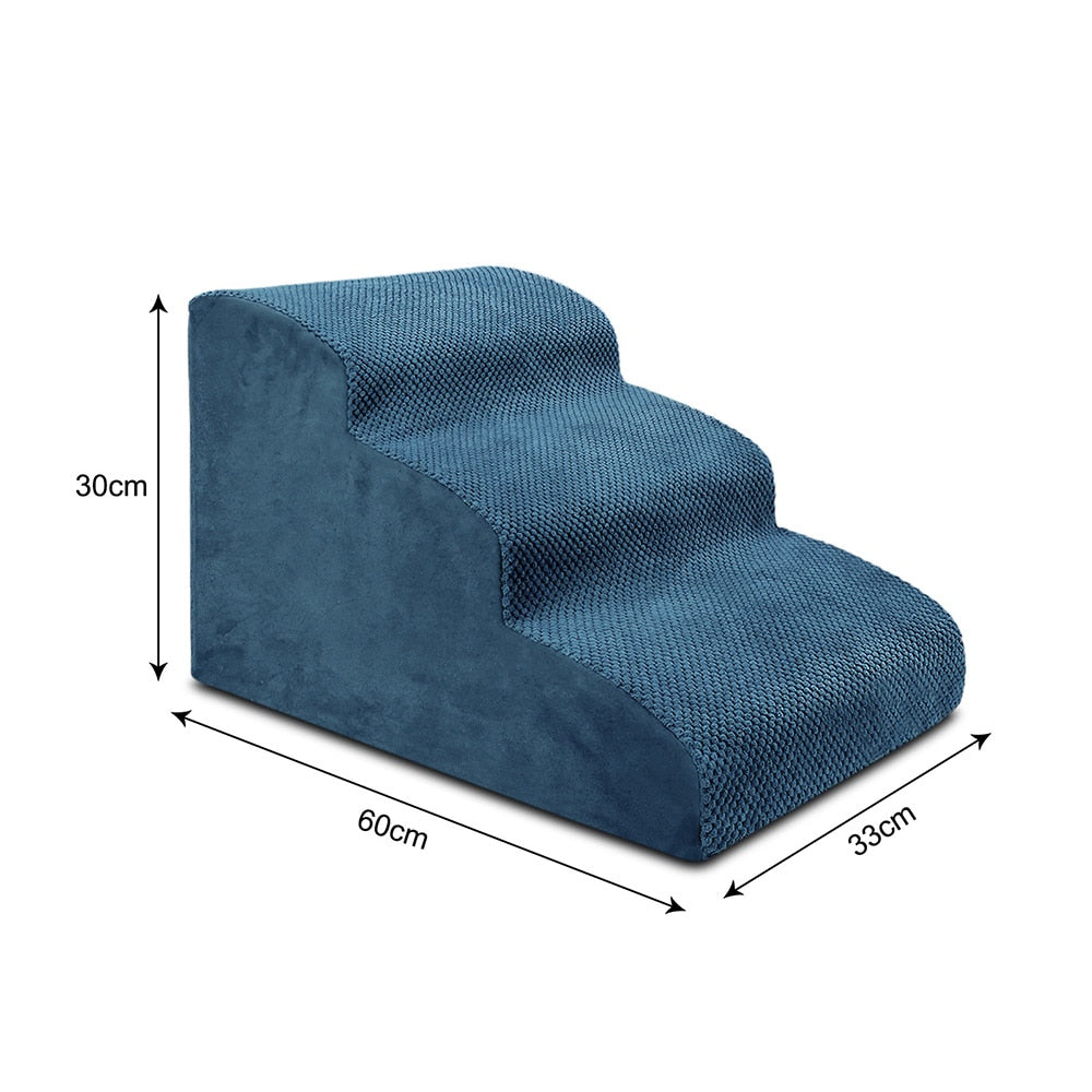 Non-Slip Memory Foam Pet Stairs for Dogs & Cats – Klimbo™