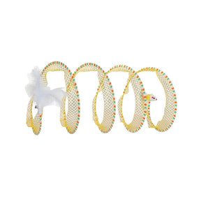 Cat Tunnel Toy with Spring Steel Frame & Elastic Mesh – SpringPounce™