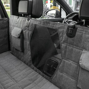 Waterproof Rear Car Seat Cover for Dogs with Mesh Window – Cargona™