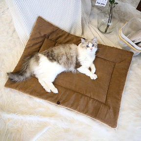 3-in-1 Plush Pet Bed with Convertible Basket Design – Nestiva™