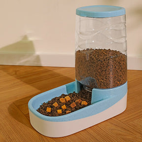 Vertical Pet Feeder & Water Dispenser with Anti-Spill Design – Vertiflow™