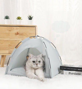 Breathable Pet Tent with Removable Cushion – CozyCamp™