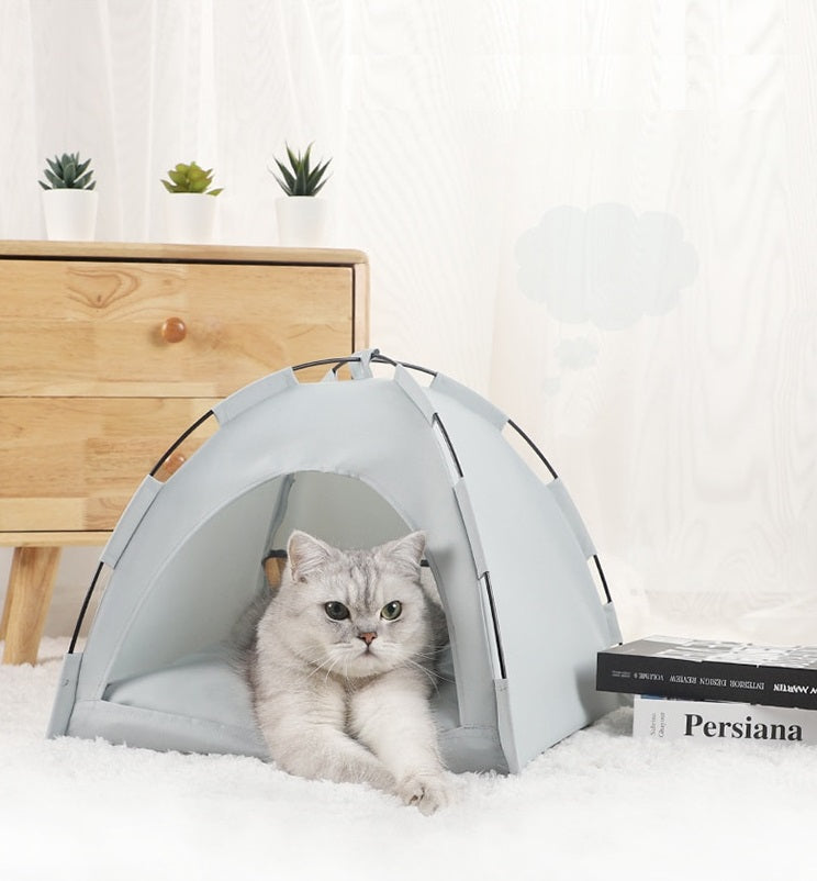 Breathable Pet Tent with Removable Cushion – CozyCamp™