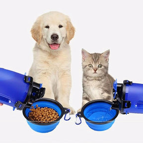 3-Piece Pet Feeding Kit with Portable Water & Food Bottle – Muncho™