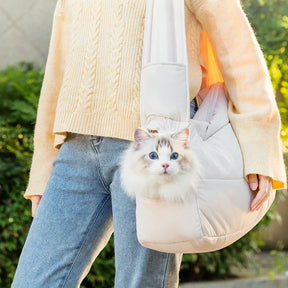 Sling Pet Carrier Bag with Side Opening for Dogs & Cats – Bramo™
