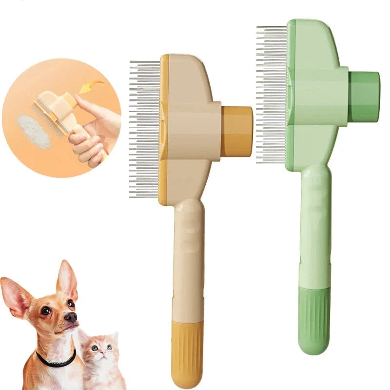 Self-Cleaning Slicker Brush for Dogs & Cats – ClickClean™