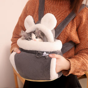 Kangaroo Pouch Pet Carrier with Hood for Dogs & Cats – Snugroo™