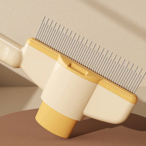 Self-Cleaning Slicker Brush for Dogs & Cats – ClickClean™