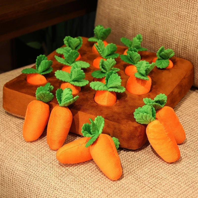 Carrot Snuffle Toy Interactive Slow Feeder for Dogs & Cats – Snuffo™